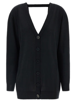 NUDE Schwarzer Wollcardigan