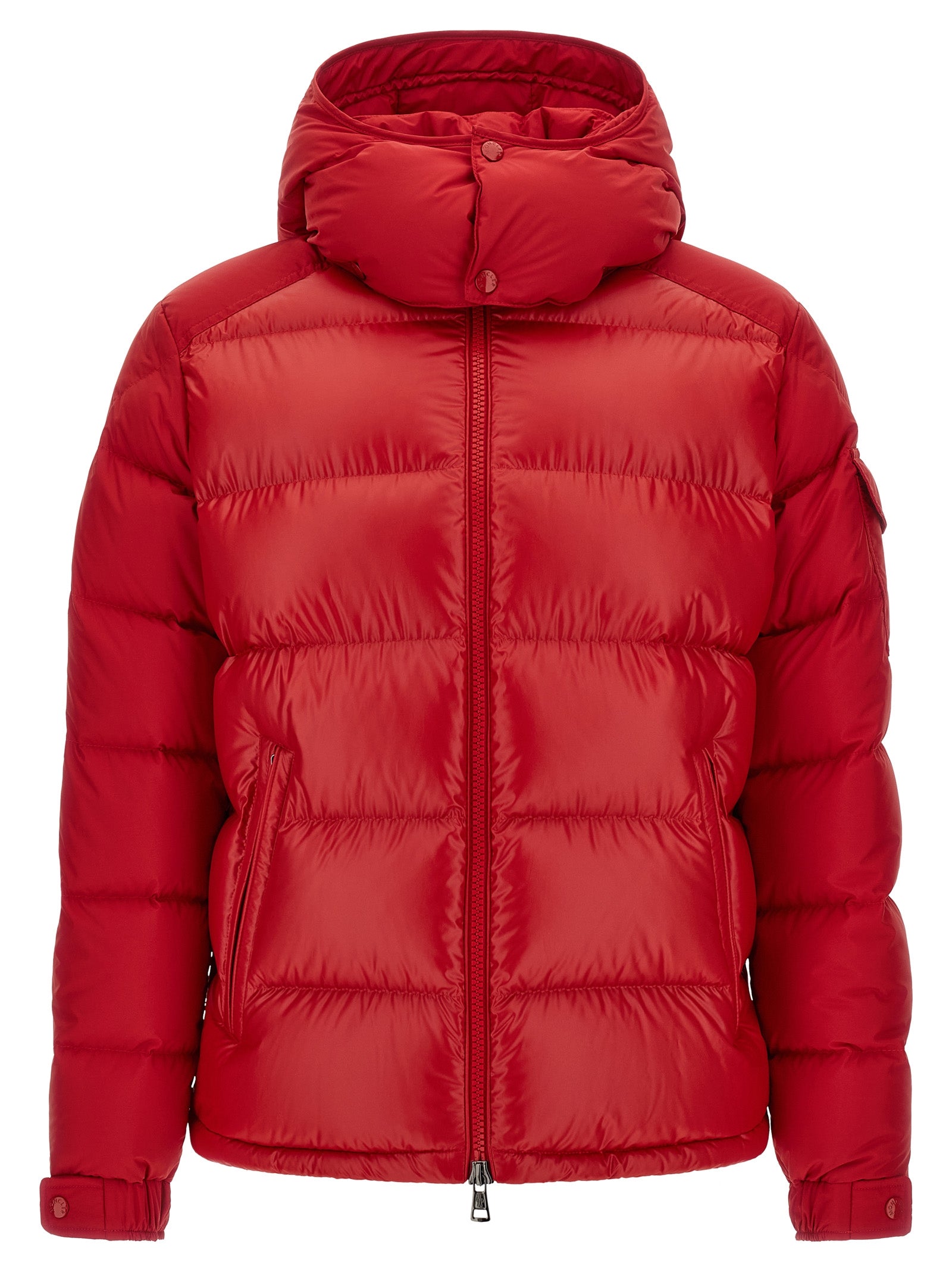 Moncler Mehrfarbige Polyester-Jacke in voller Länge