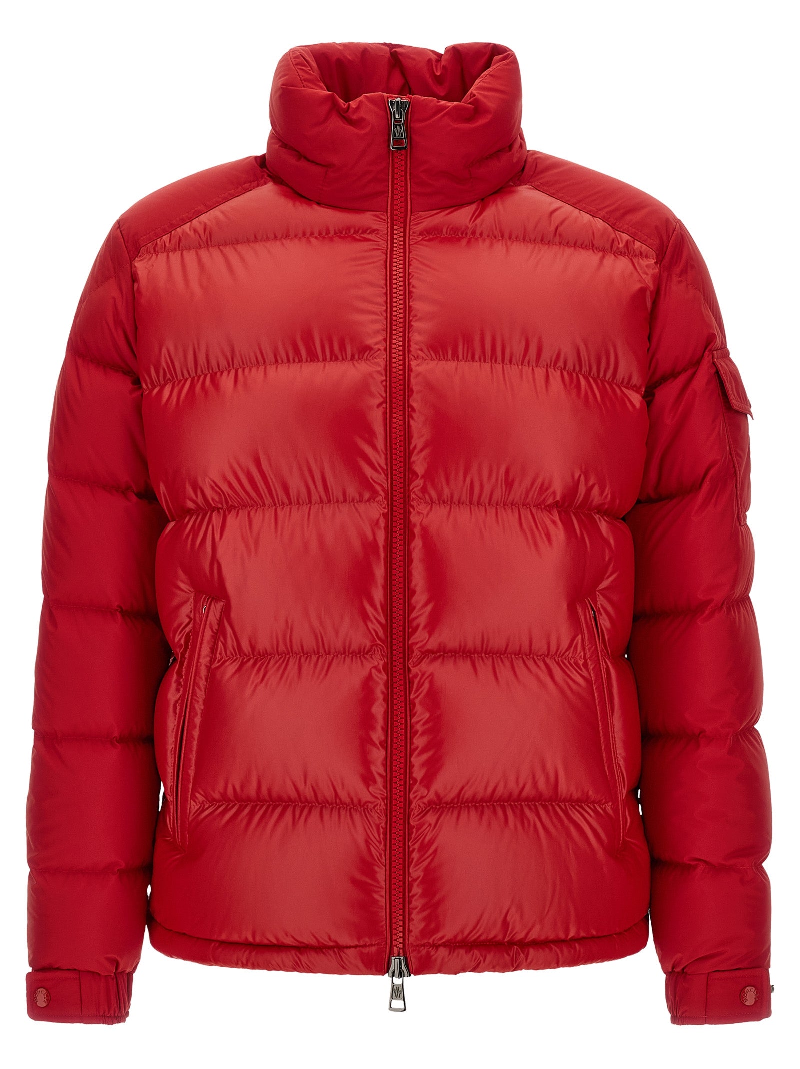 Moncler Mehrfarbige Polyester-Jacke in voller Länge