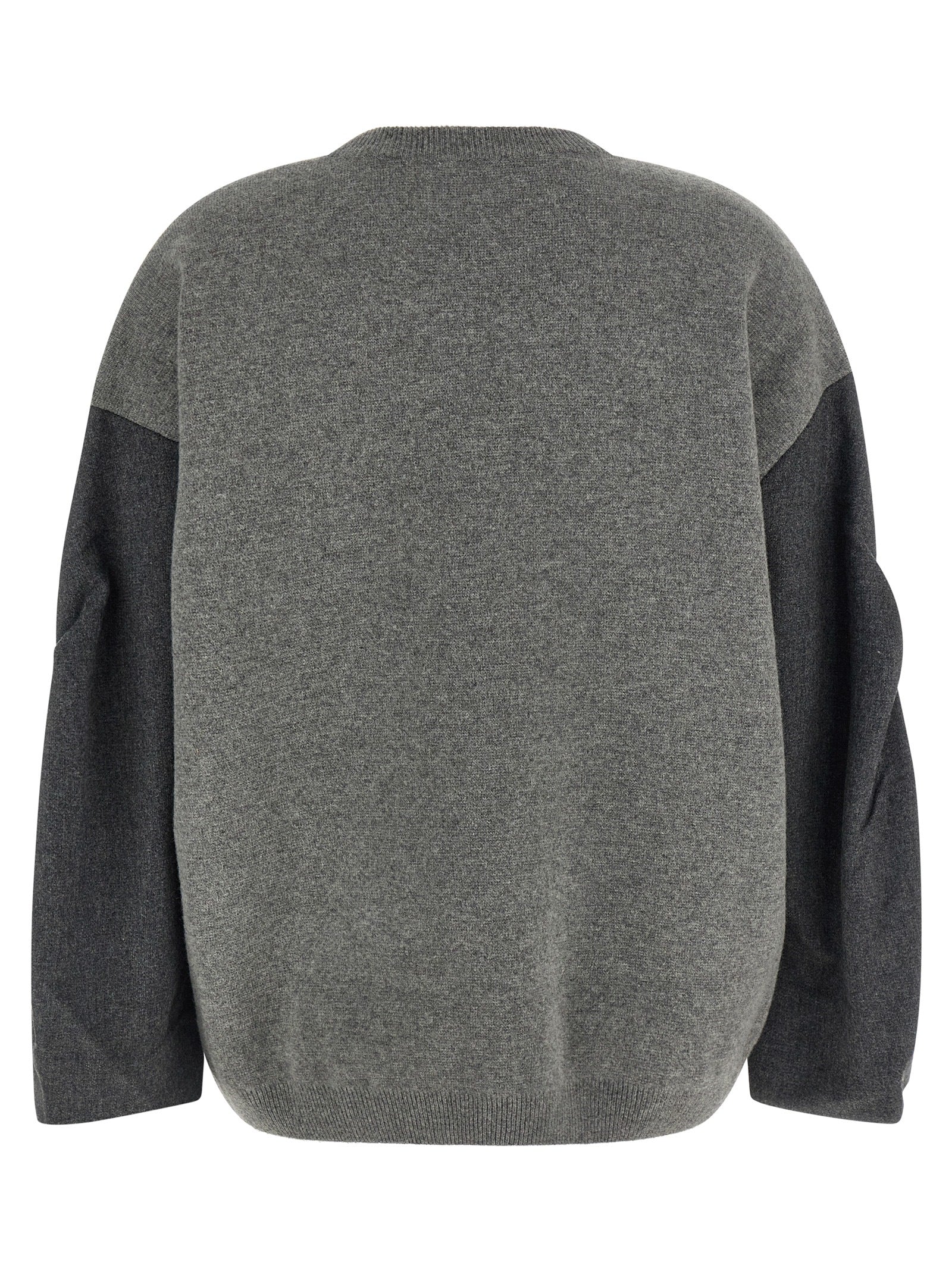 NUDE Grauer Wollcardigan