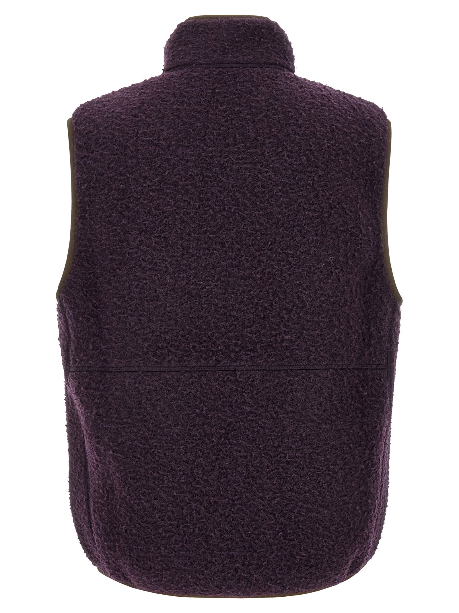 Moncler Violette Ärmellose Polyester-Weste