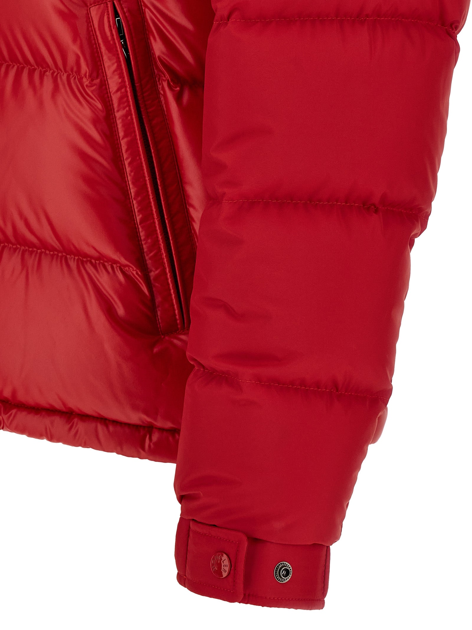 Moncler Mehrfarbige Polyester-Jacke in voller Länge