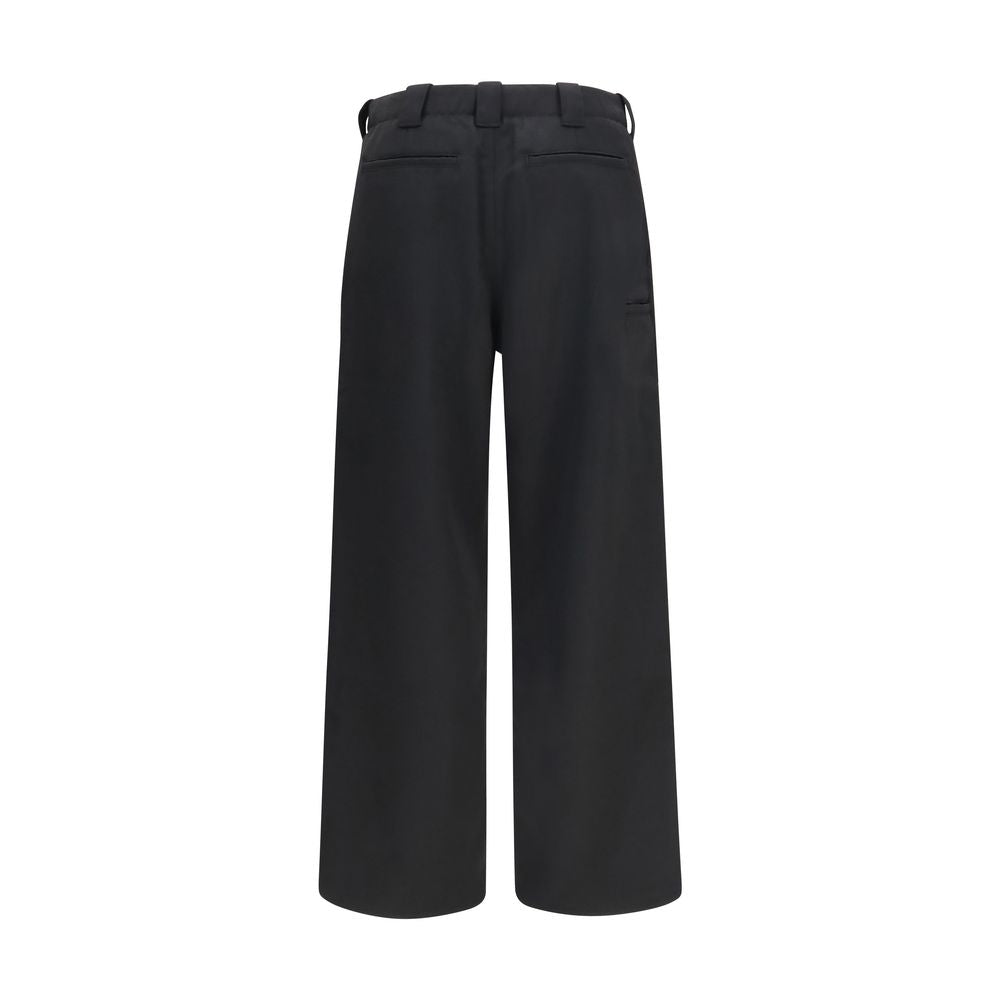 Kenzo Schwarze Oves Aries Chinohose aus Wolle