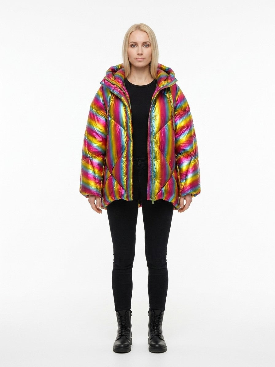 Dolce & Gabbana Mehrfarbige Jacke aus Polyamid