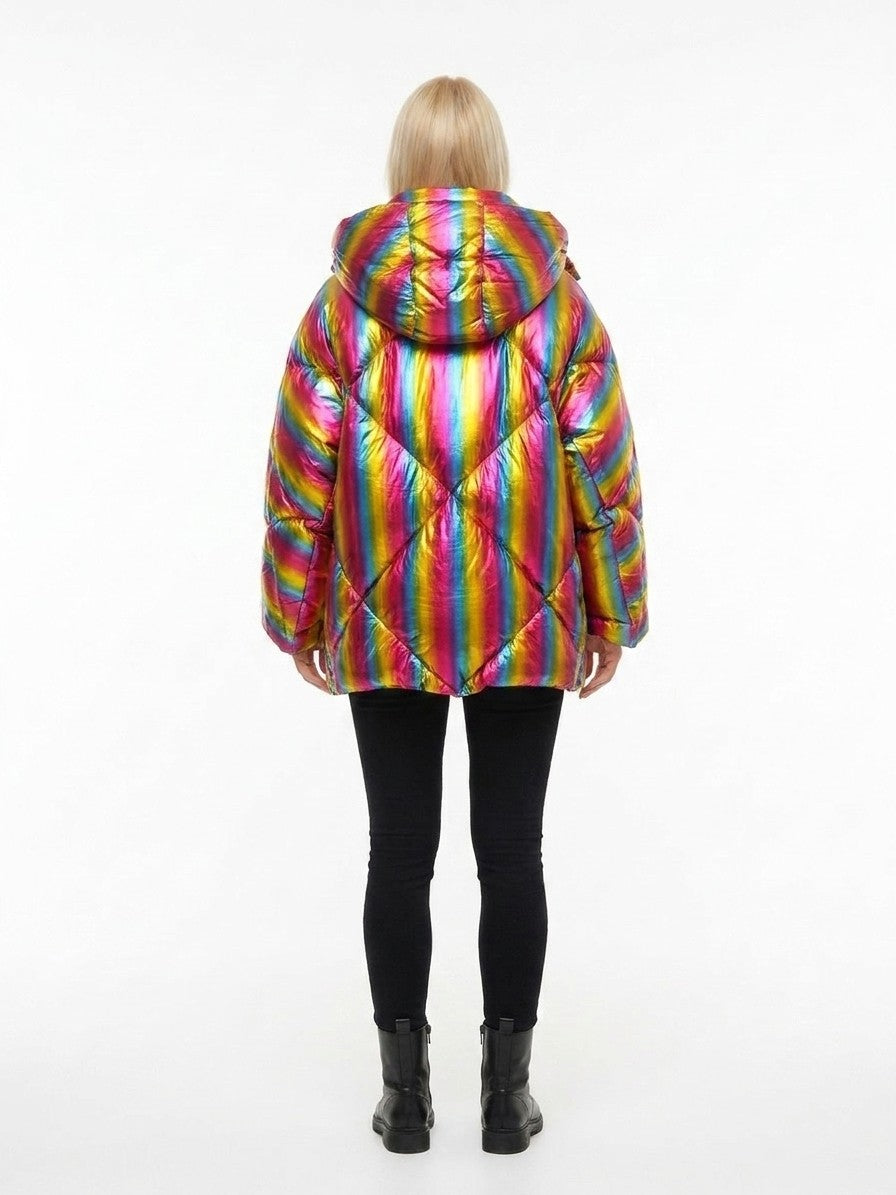 Dolce & Gabbana Mehrfarbige Jacke aus Polyamid