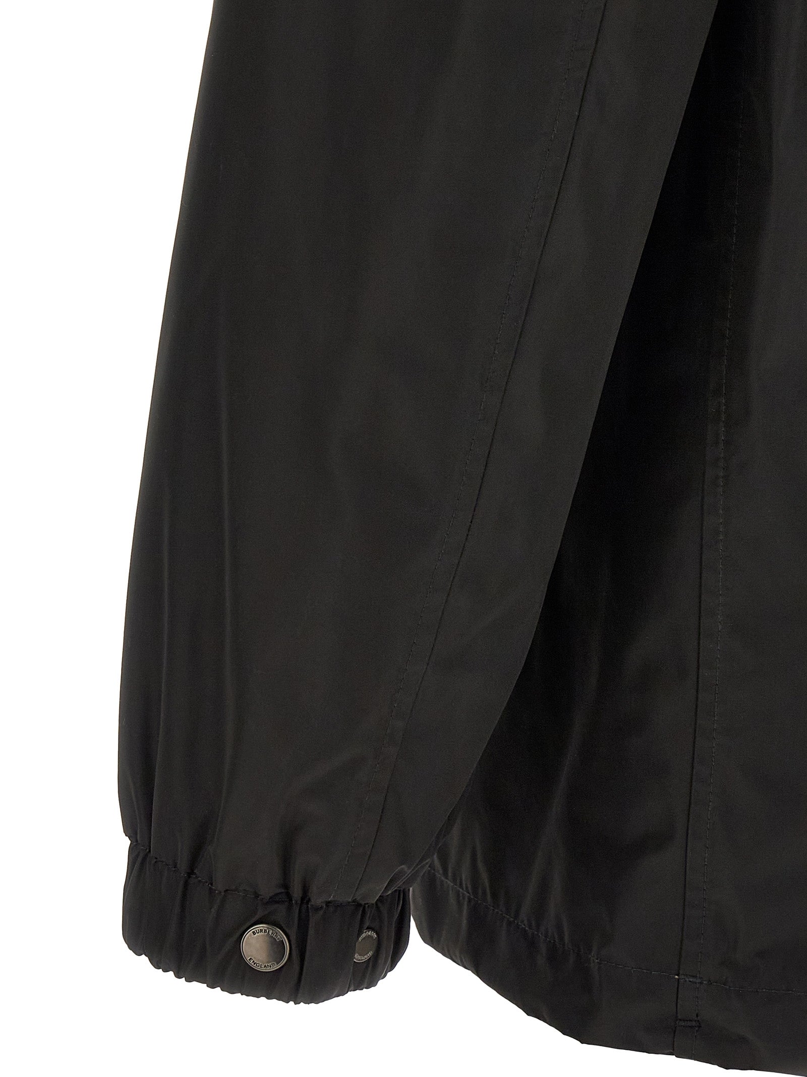 Burberry Schwarzer Polyester-Mantel