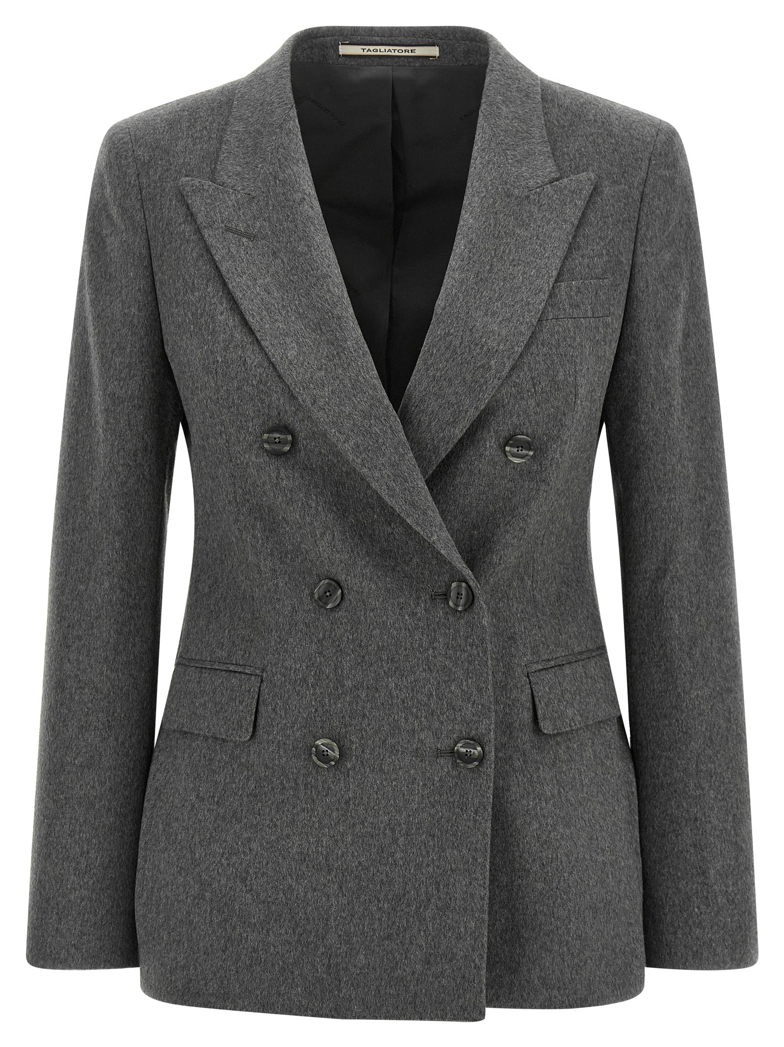Tagliatore Grauer Kaschmir-Blazer