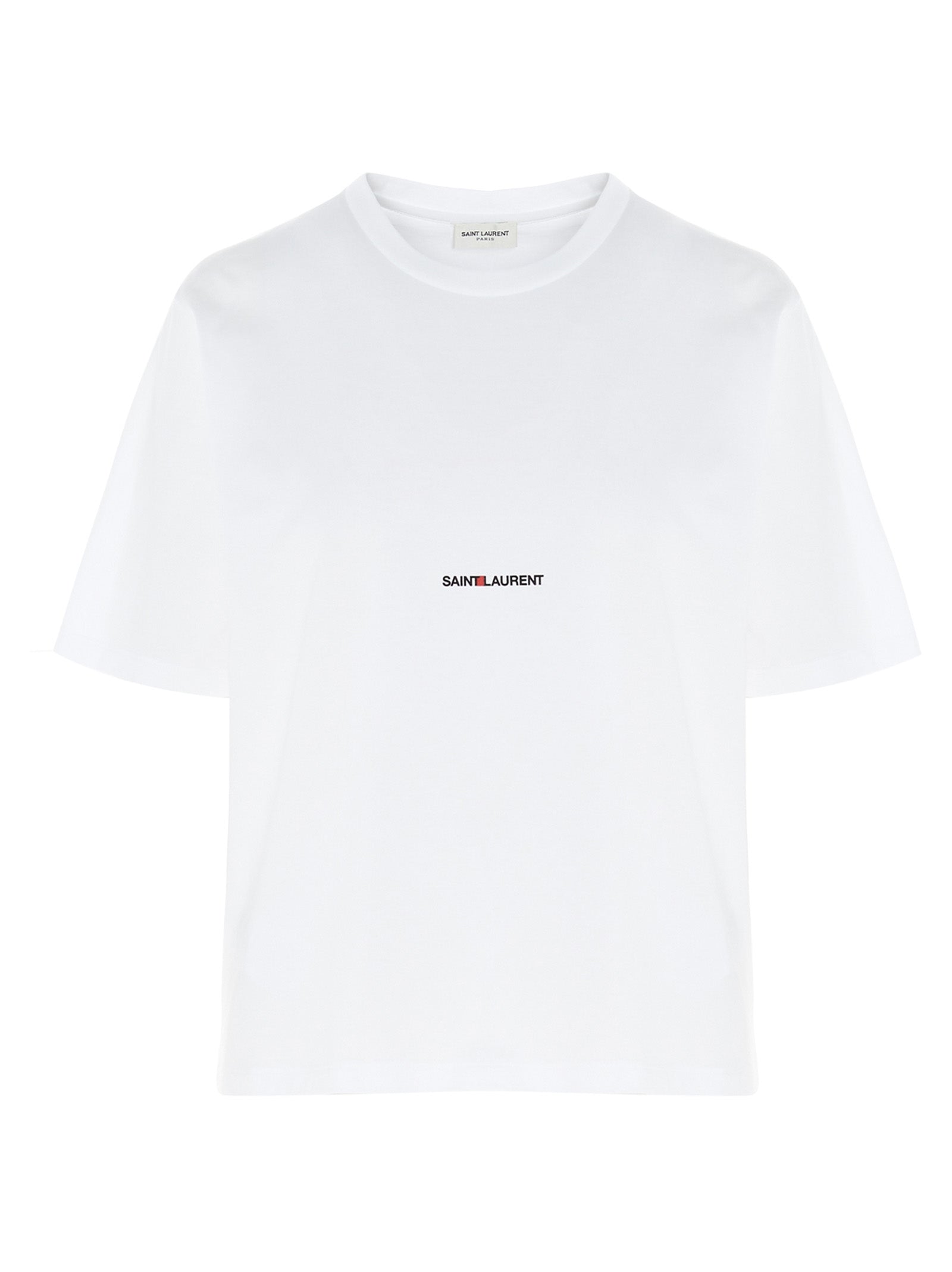 Saint Laurent Weißes Baumwoll-T-Shirt