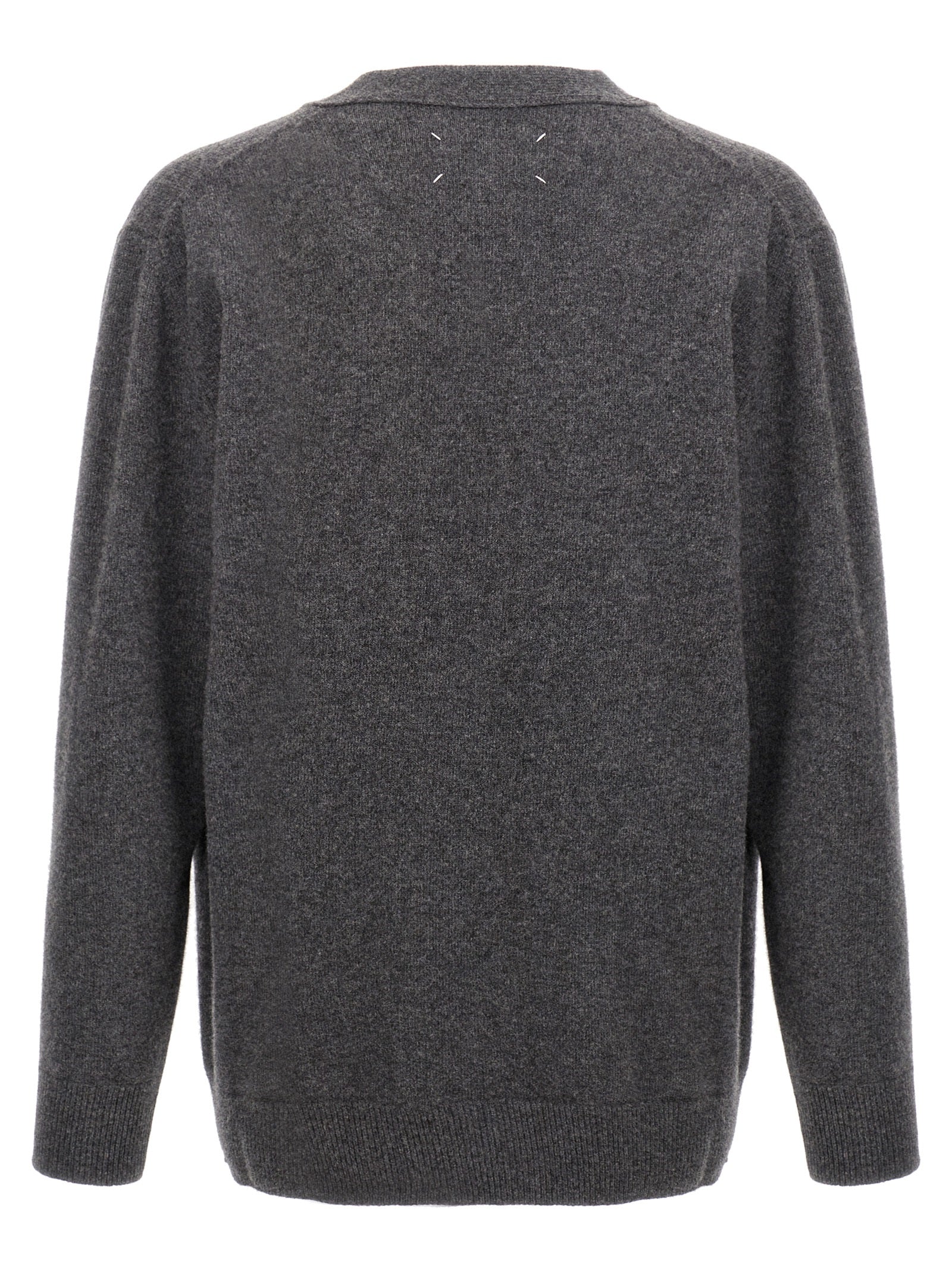 Maison Margiela Grauer Wollcardigan