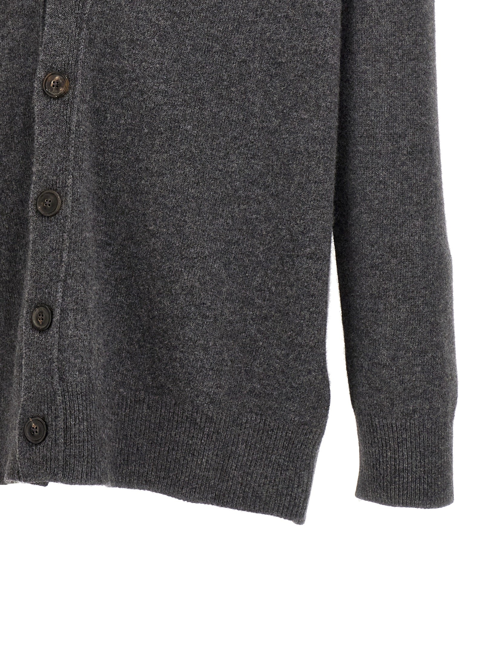 Maison Margiela Grauer Wollcardigan