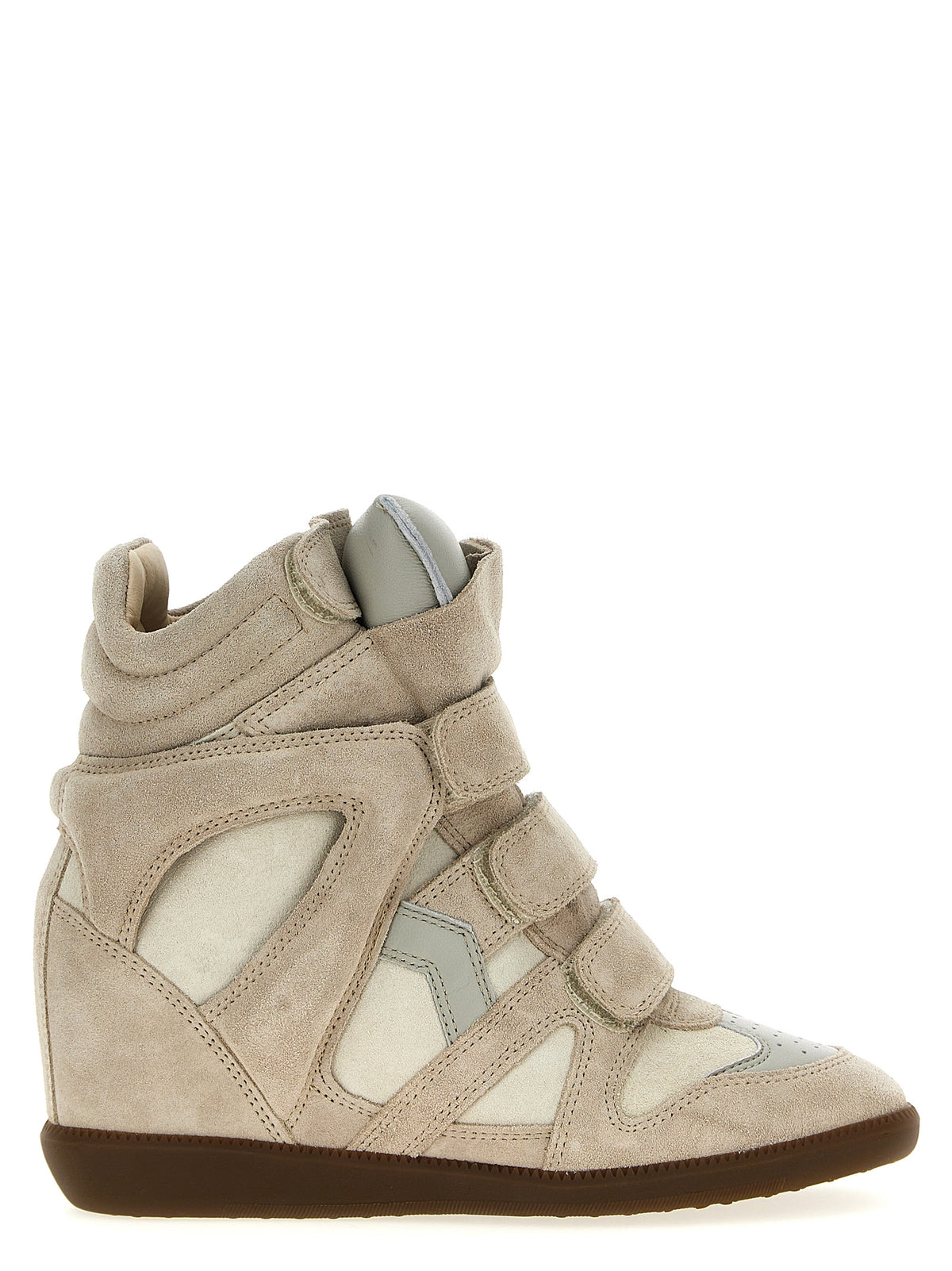 Isabel Marant Beige Leder Low-Top Sneaker