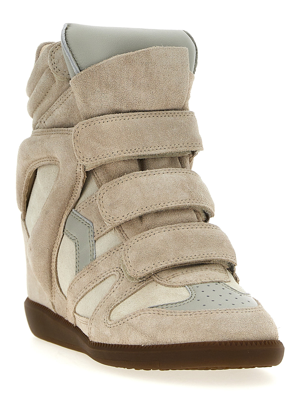 Isabel Marant Beige Leder Low-Top Sneaker