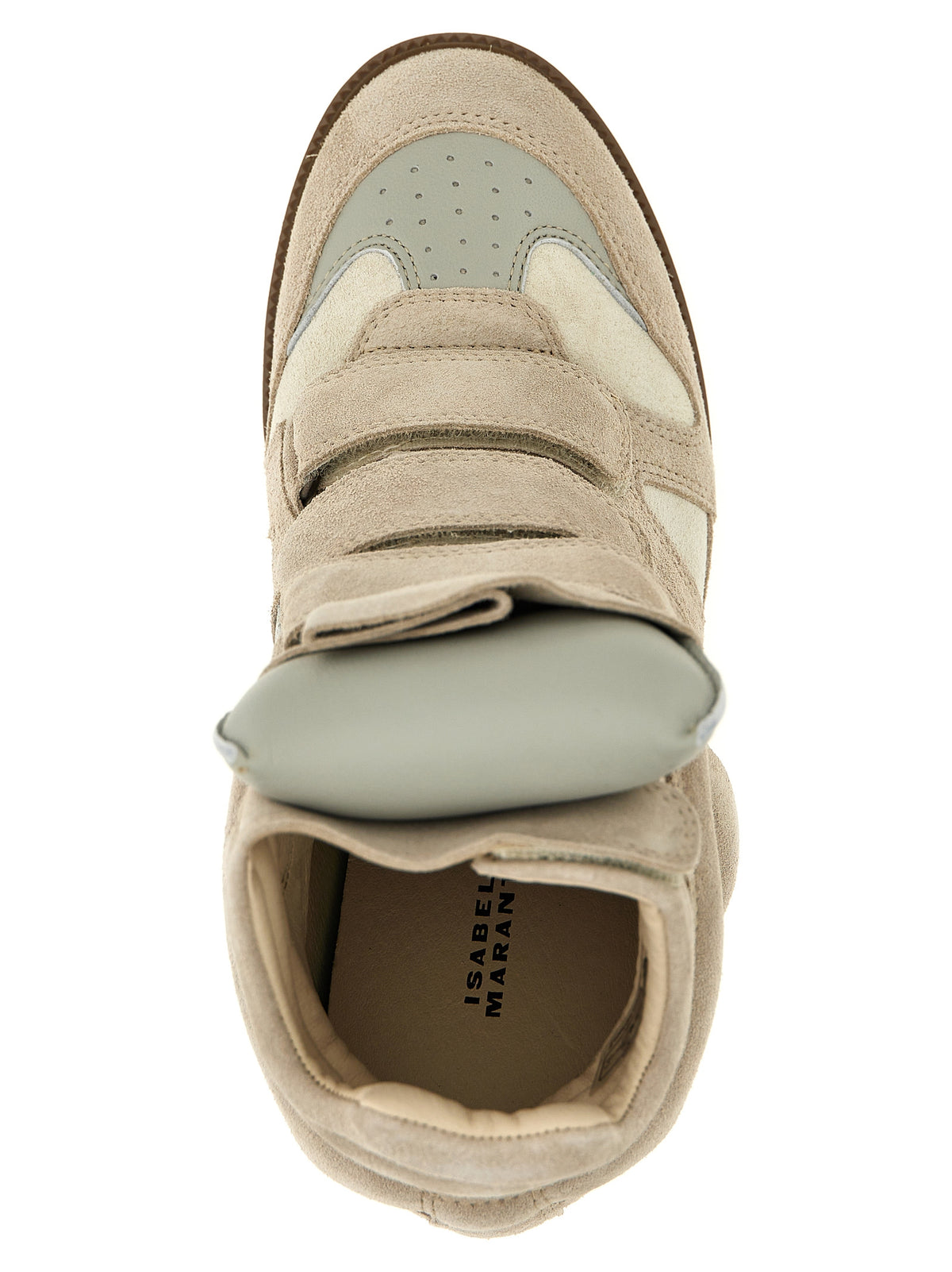 Isabel Marant Beige Leder Low-Top Sneaker