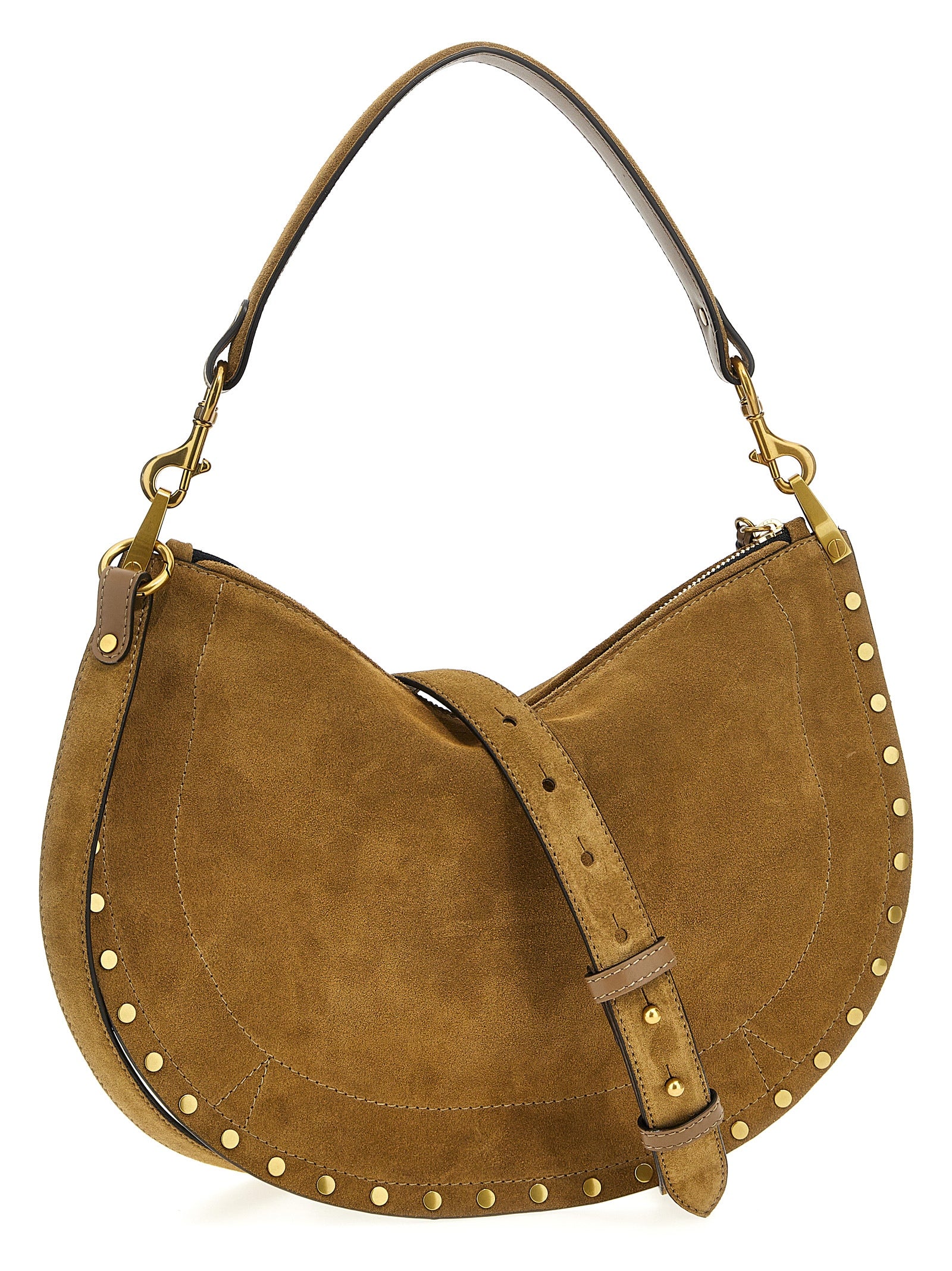 Isabel Marant Braune Ziegenleder-Schultertasche