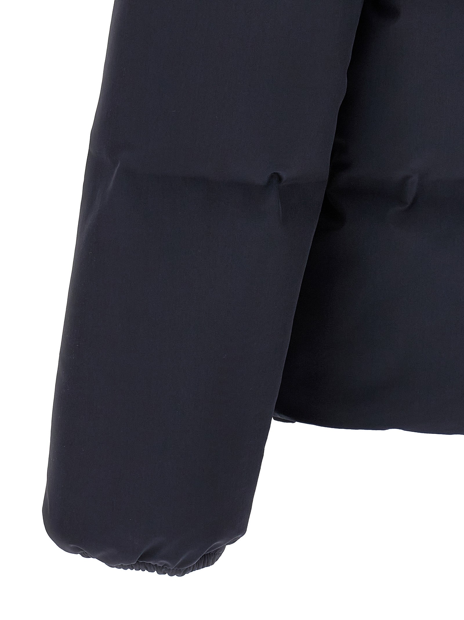 Herno Blaue Polyamid-Jacke in voller Länge