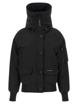Canada Goose Schwarzer Bomber aus Polyester