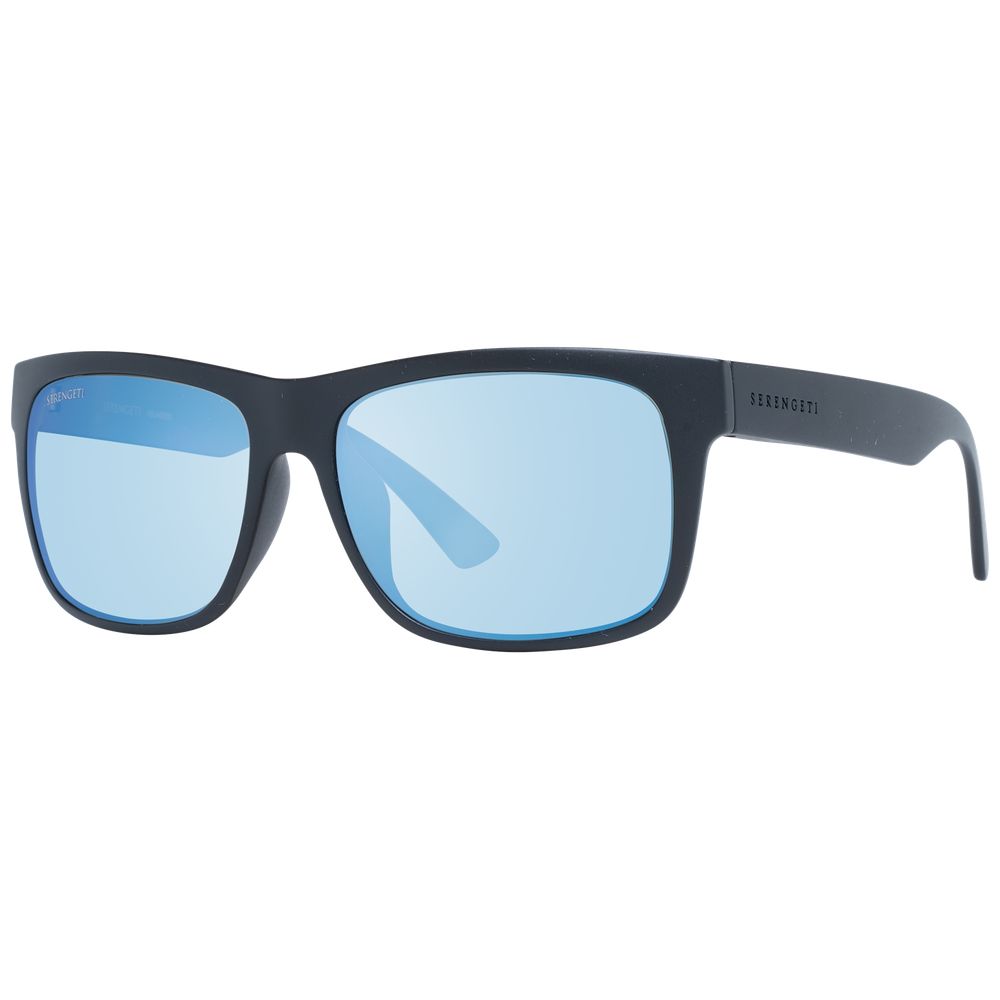 Serengeti Schwarze Sonnenbrille aus Kunststoff