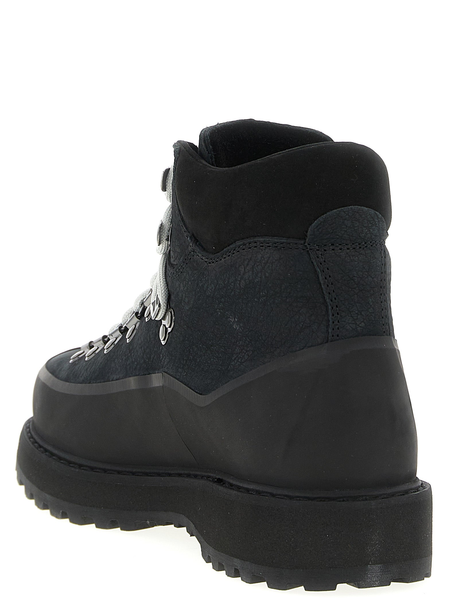 Diemme Schwarze Ankle Boots aus Rindsleder