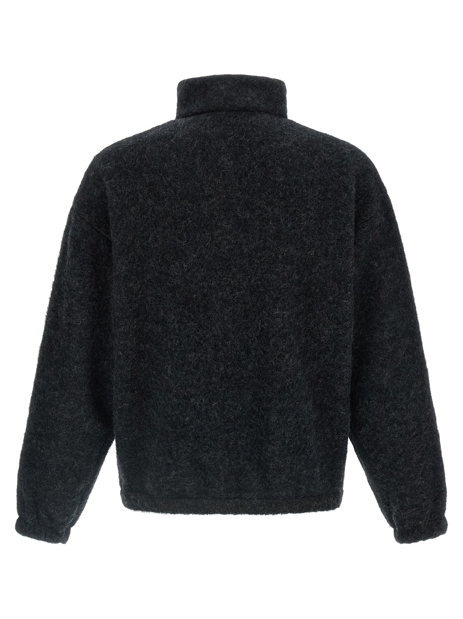 Jil Sander Grauer Wollpullover