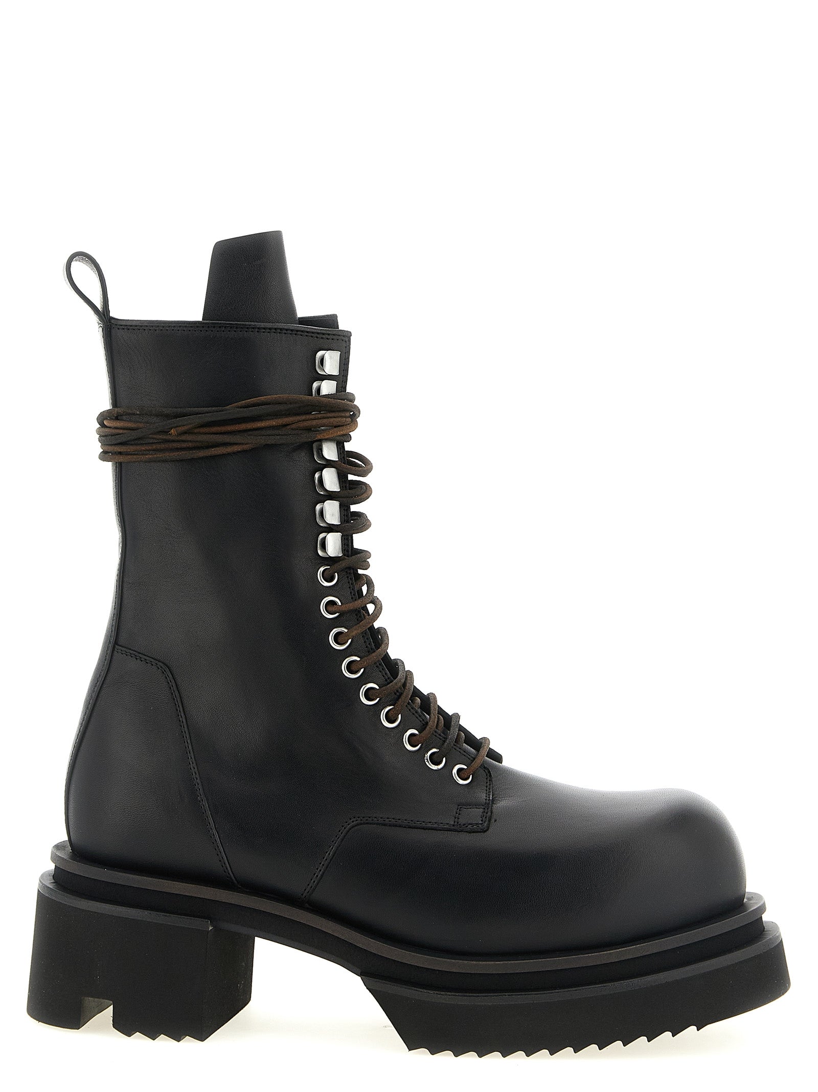 Rick Owens Schwarze Chelsea Boots aus Kalbsleder