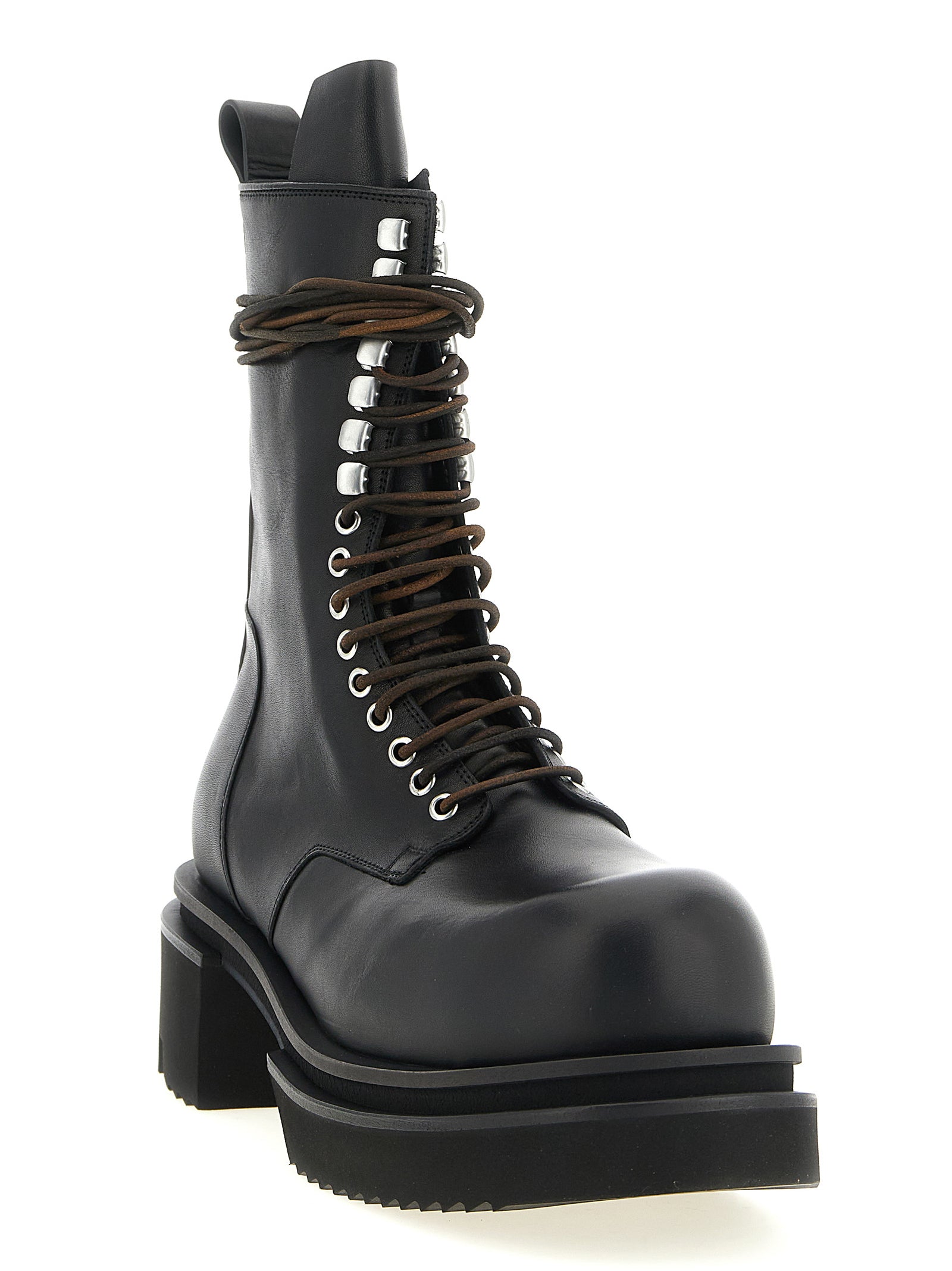 Rick Owens Schwarze Chelsea Boots aus Kalbsleder