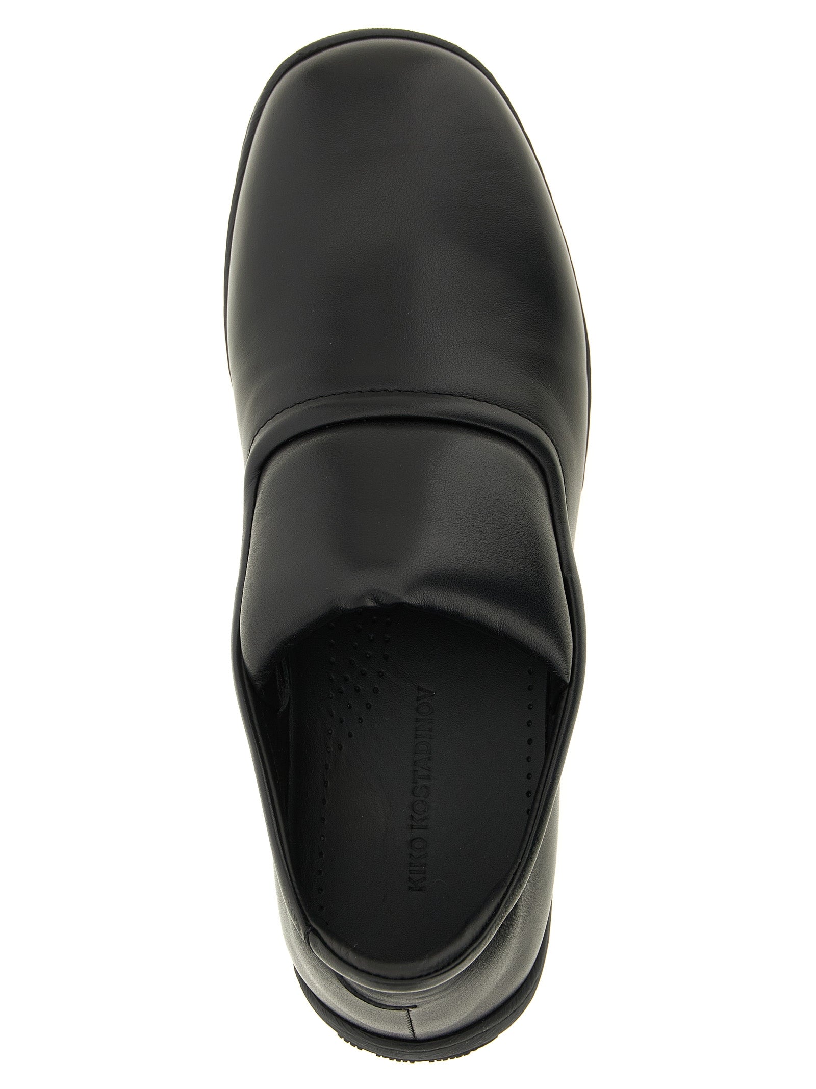 Kiko Kostadinov Schwarze Loafer aus Kalbsleder zum Hineinschlüpfen
