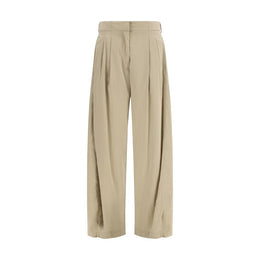 The Row Beige Seidenhose