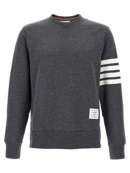 Thom Browne Grauer Baumwollpullover