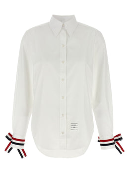 Thom Browne Weiße Baumwollbluse