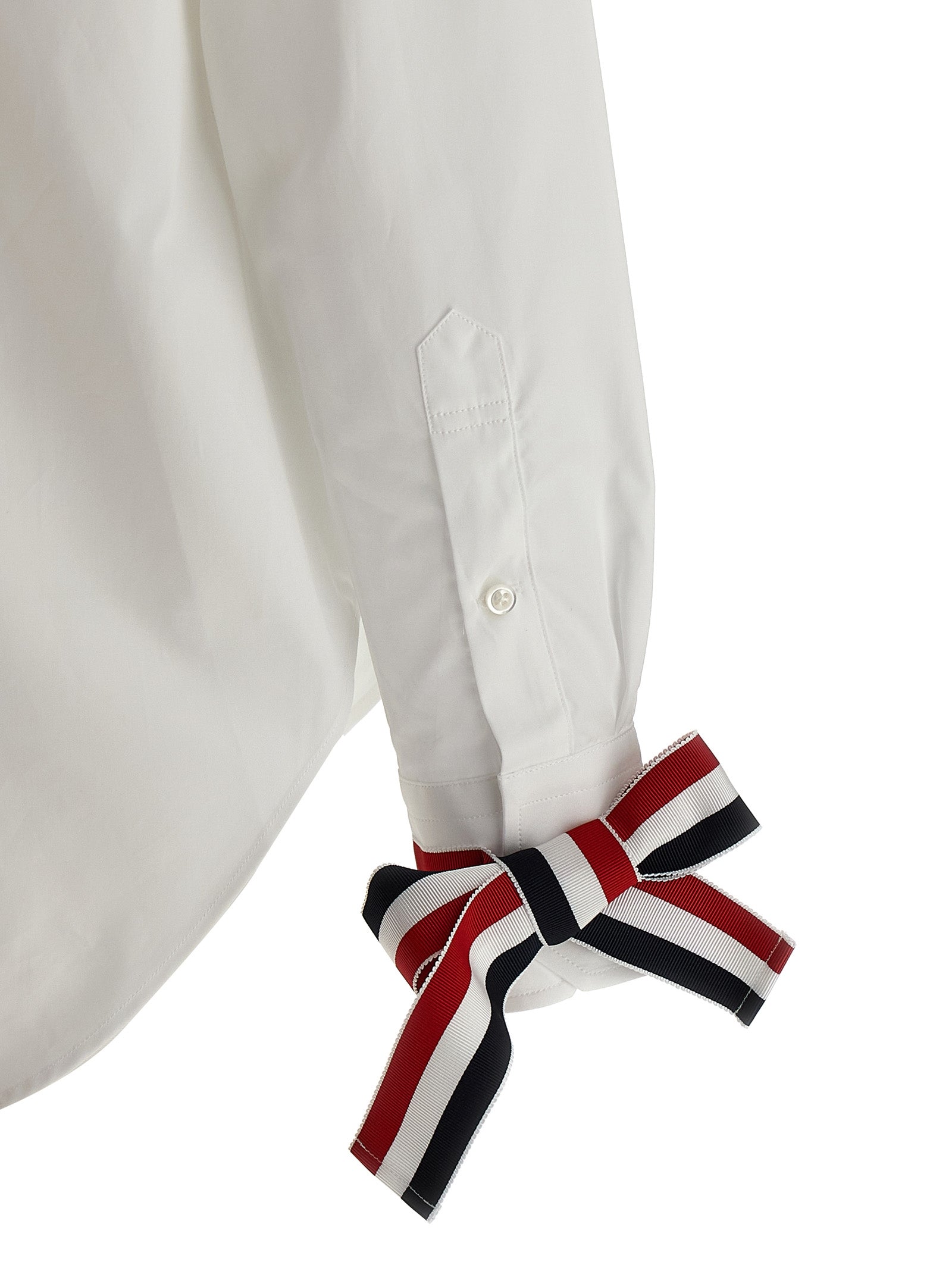 Thom Browne Weiße Baumwollbluse