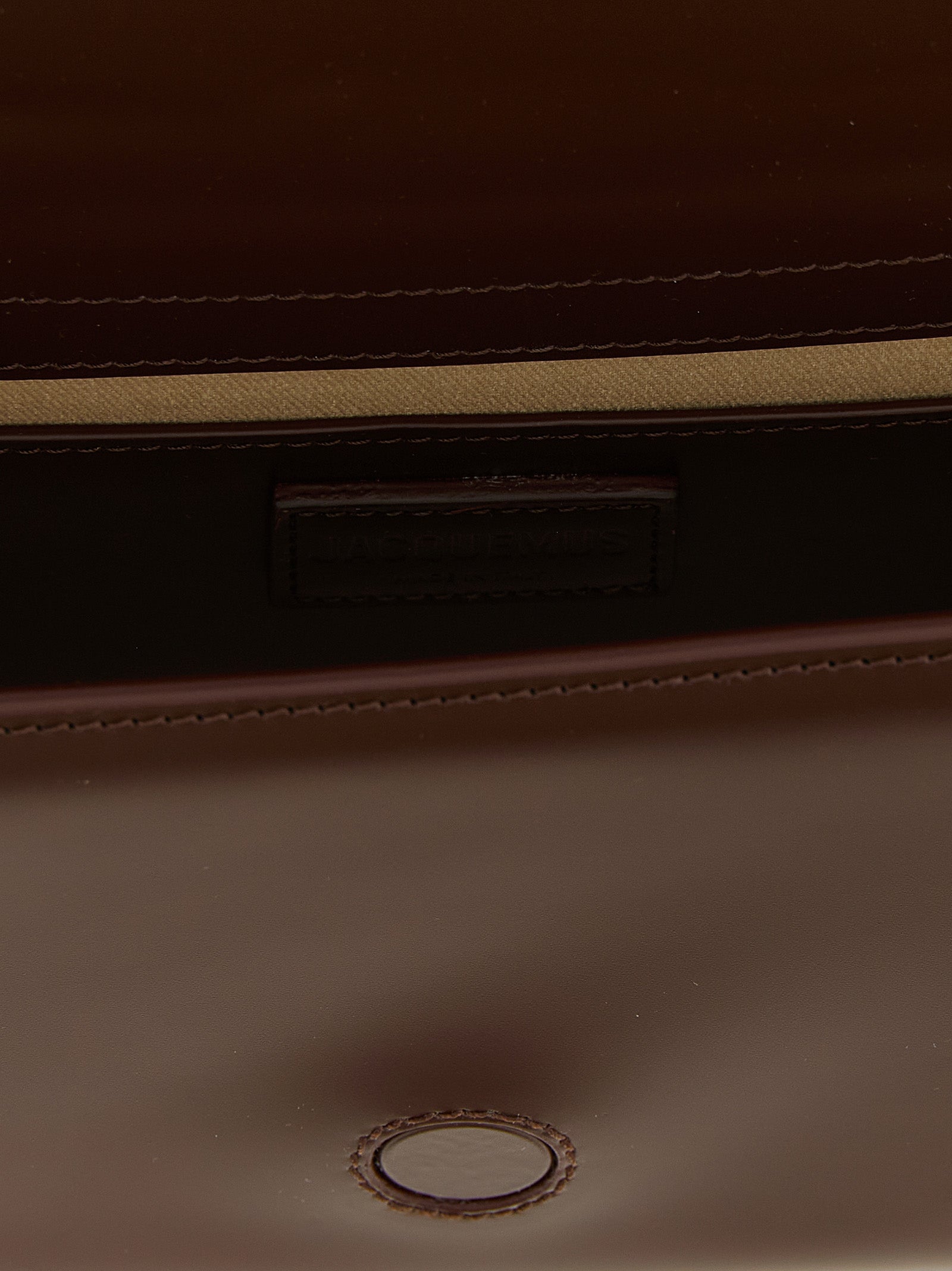 Jacquemus Braune Kalbsleder-Handtasche