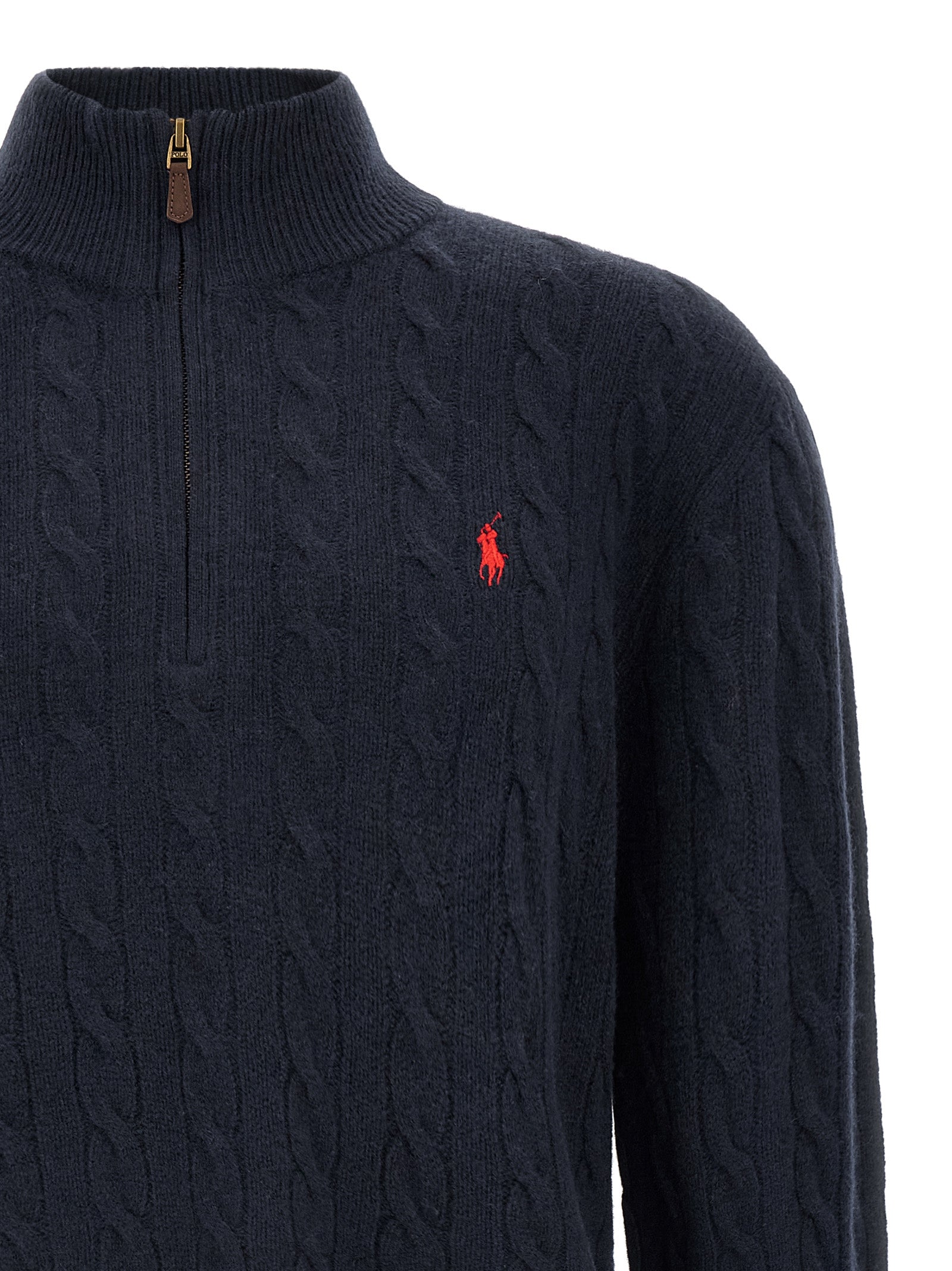 Polo Ralph Lauren Blauer Wollcardigan