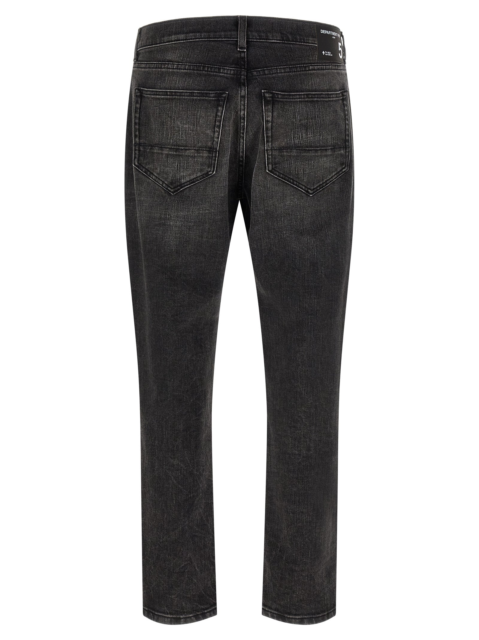 Department 5 Schwarze Cropped Jeans aus Baumwolle