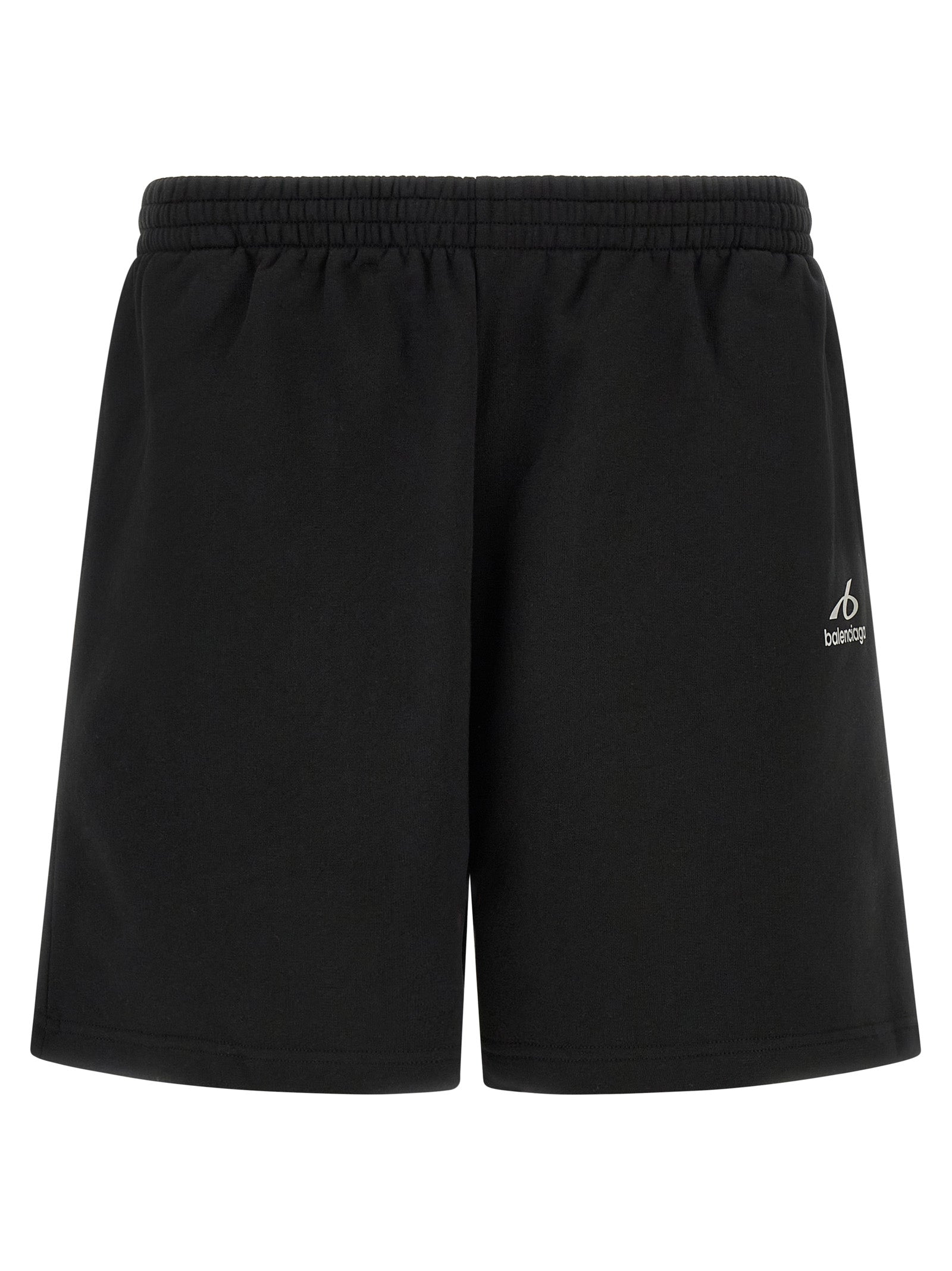 Balenciaga Schwarze Baumwoll-Bermudashorts