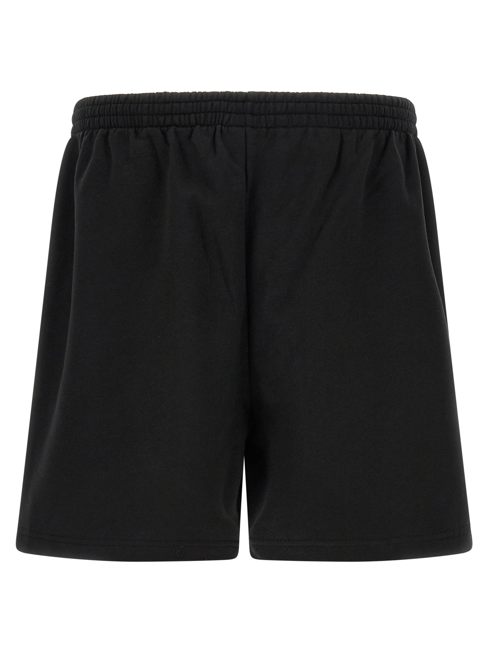 Balenciaga Schwarze Baumwoll-Bermudashorts
