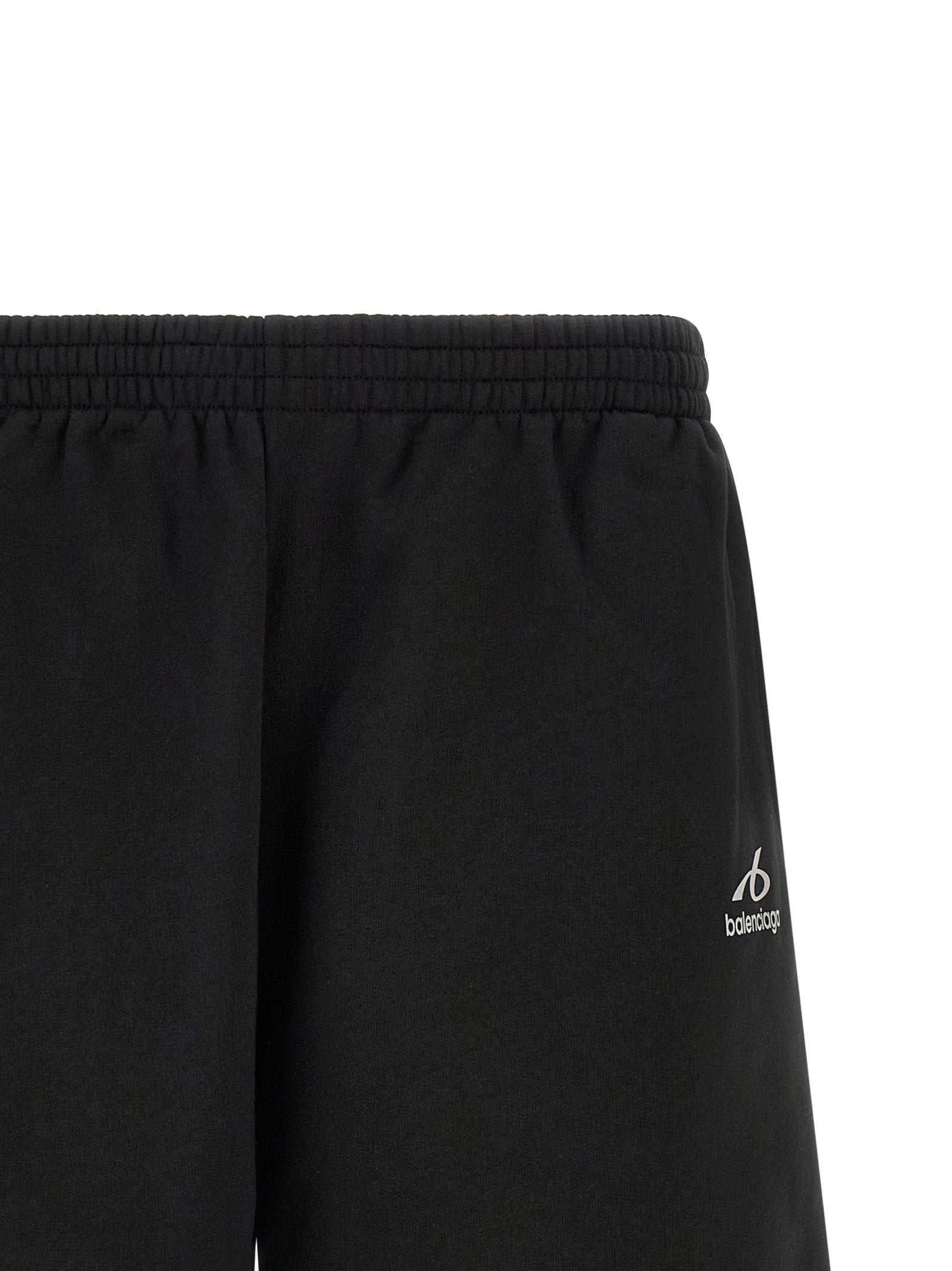 Balenciaga Schwarze Baumwoll-Bermudashorts