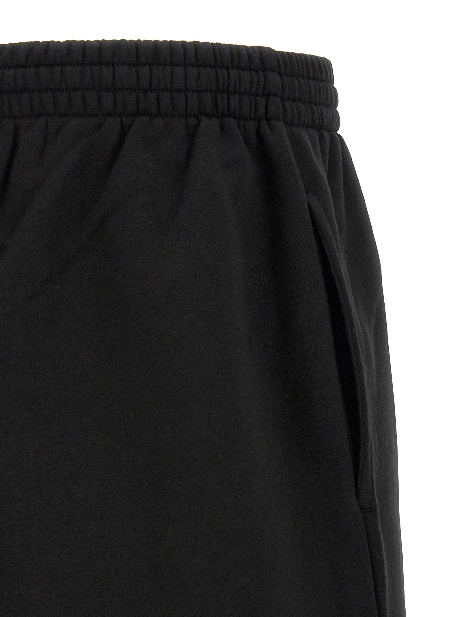 Balenciaga Schwarze Baumwoll-Bermudashorts
