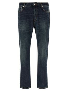 Department 5 Blaue Jeans aus Baumwolle im geraden Schnitt