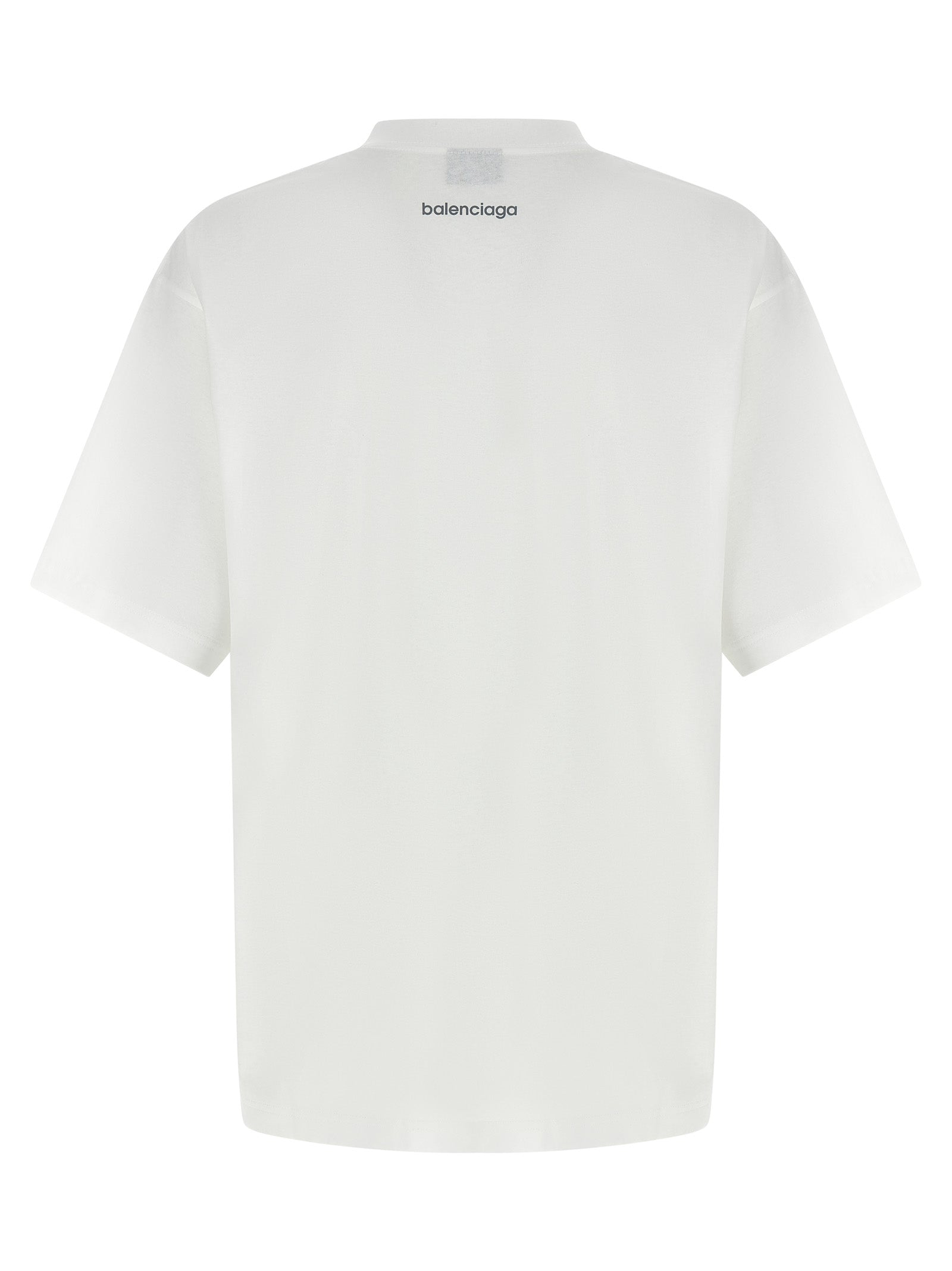 Balenciaga Weißes Baumwoll-T-Shirt