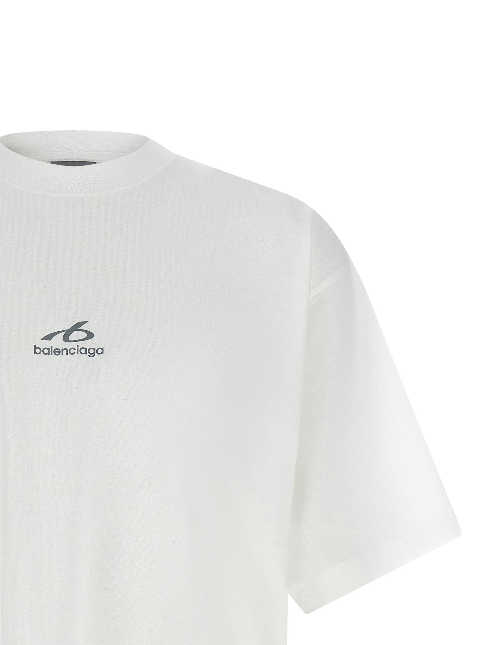 Balenciaga Weißes Baumwoll-T-Shirt