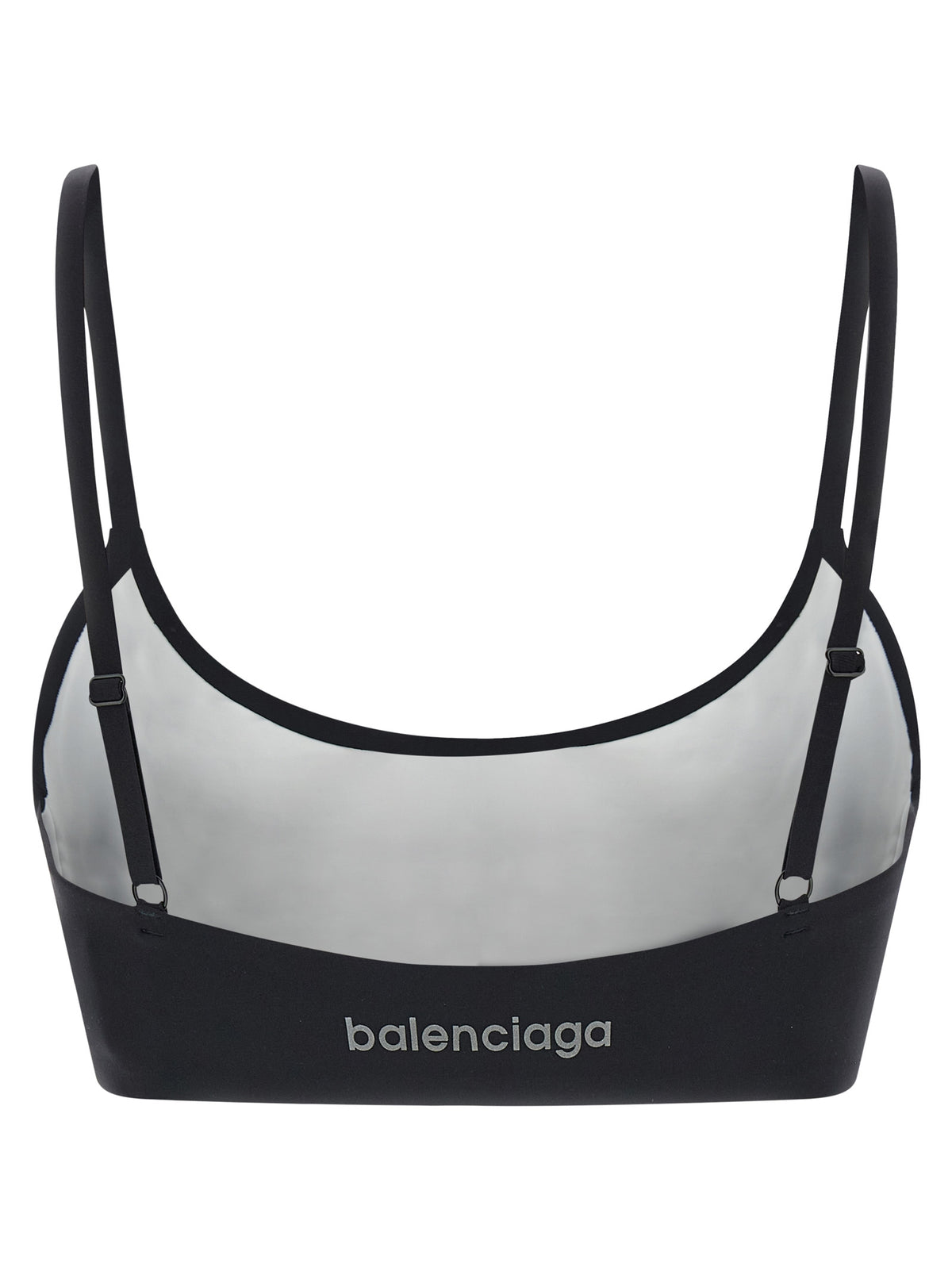 Balenciaga Schwarzer Sport-BH aus Polyamid