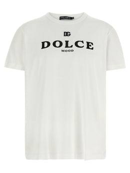 Dolce & Gabbana Weißes Baumwoll-T-Shirt