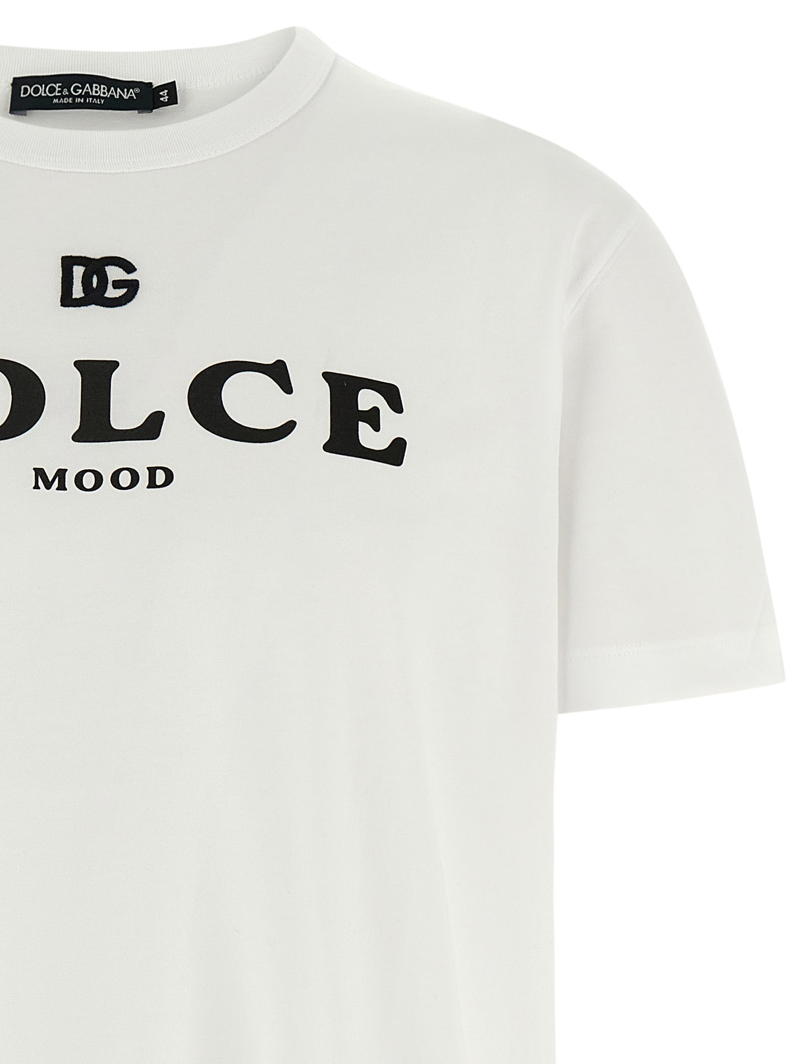 Dolce & Gabbana Weißes Baumwoll-T-Shirt