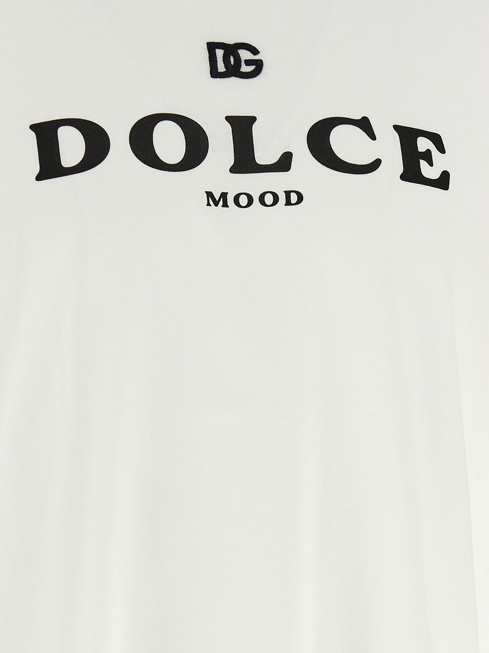 Dolce & Gabbana Weißes Baumwoll-T-Shirt