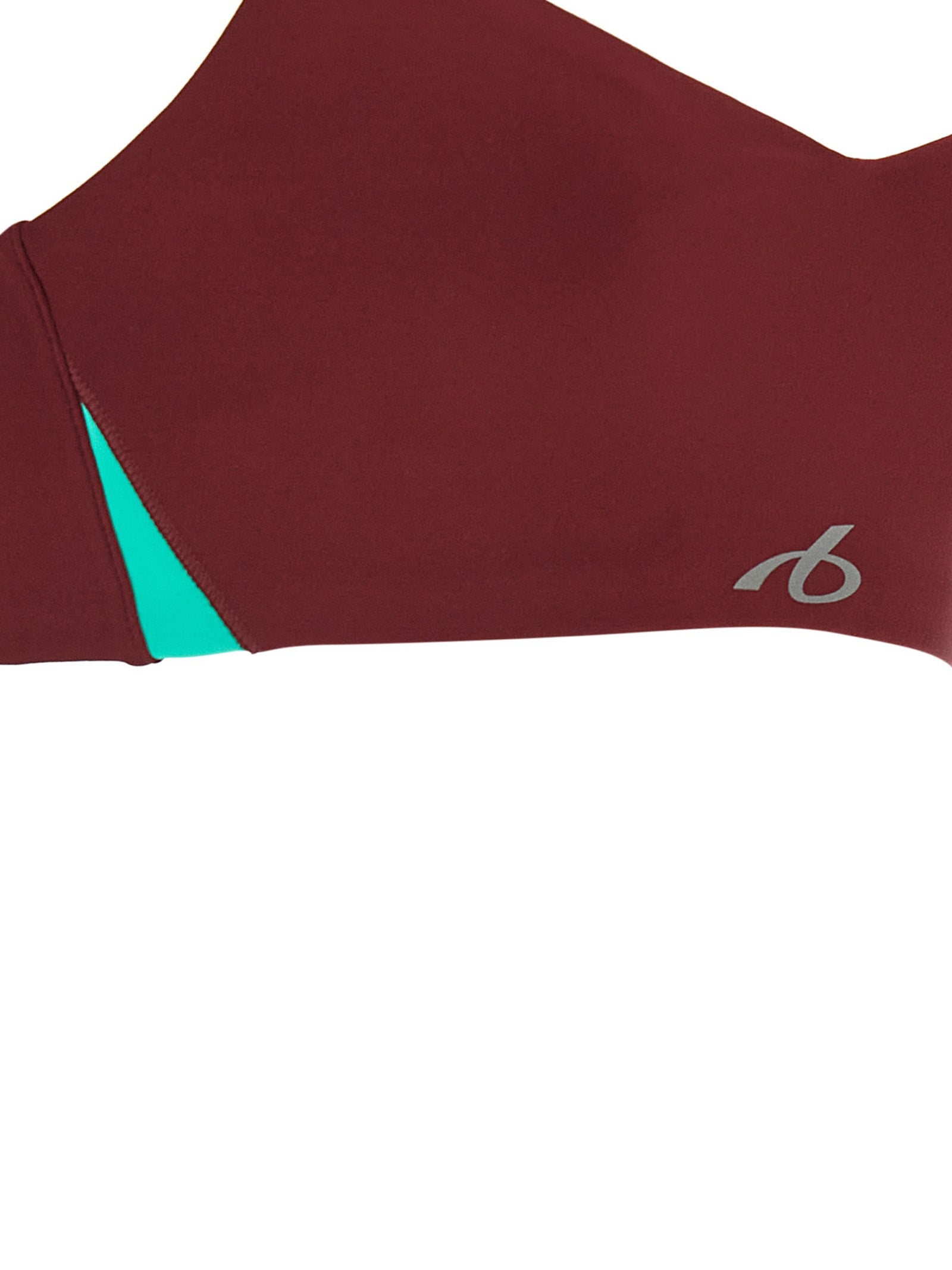 Balenciaga Sport-BH aus Bordeaux-Polyamid