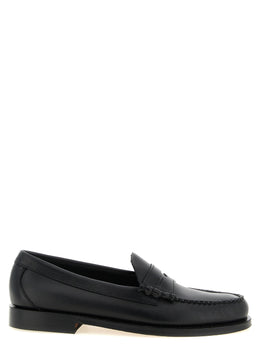 G.H. BASS Schwarze Loafer aus Rindsleder zum Hineinschlüpfen