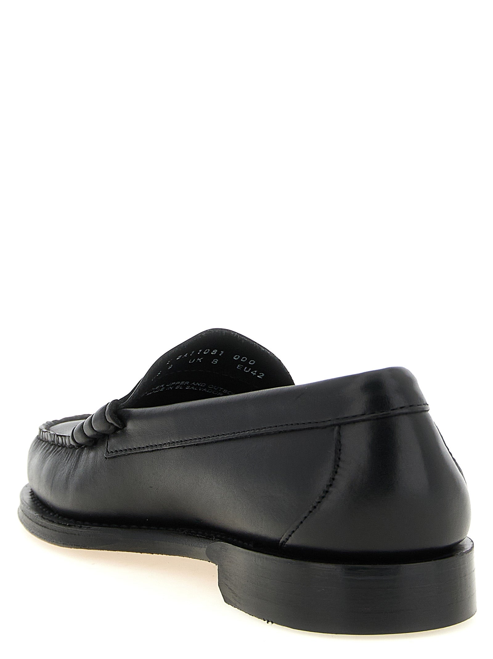 G.H. BASS Schwarze Loafer aus Rindsleder zum Hineinschlüpfen