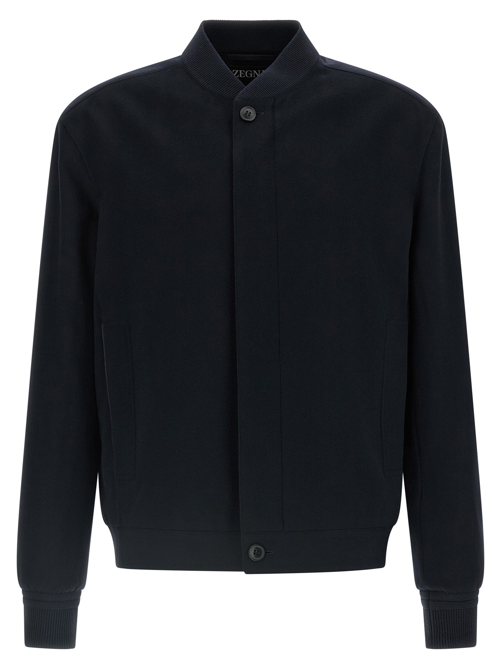 ZEGNA Blauer Kaschmir-Bomber