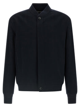 ZEGNA Blauer Kaschmir-Bomber