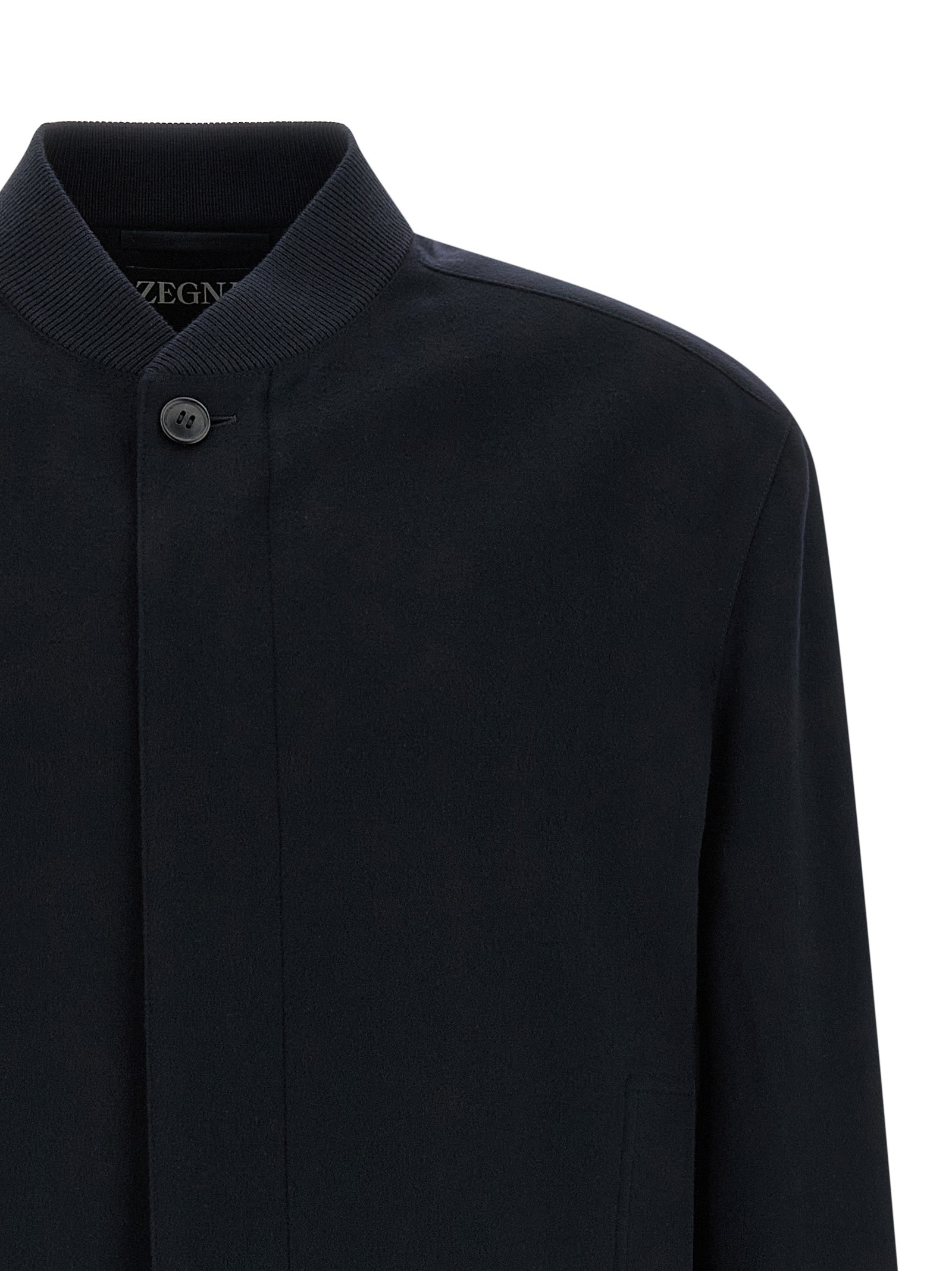 ZEGNA Blauer Kaschmir-Bomber